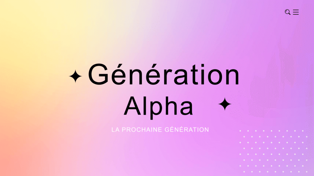 Génération Alpha
