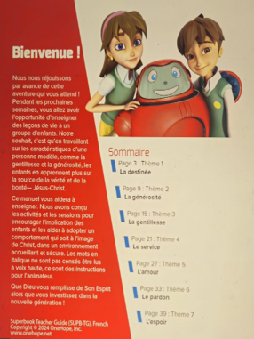 aperçu manuel SuperBook